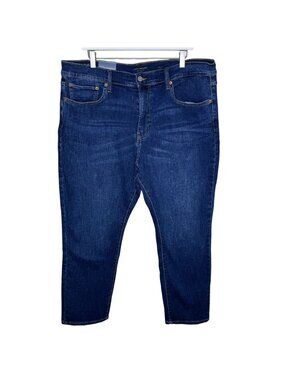 NWT Lucky Brand Men's 410 Athletic Straight Leg Dark Wash Jeans, Size 38x29